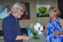 Янко Герджиков представи картини в родния си Тополовград