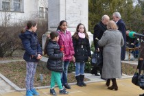 Венци и цветя за 3 март в Тополовград