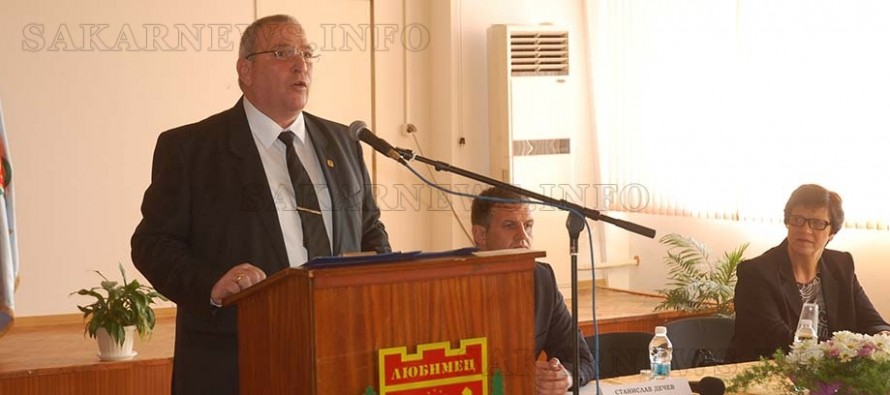 Анастас Анастасов се закле за втори път като кмет на Любимец
