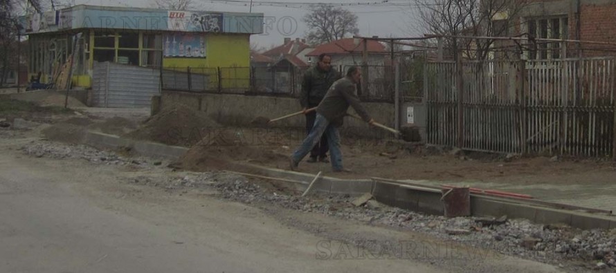 Продължава реконструкцията на улица „Марица“