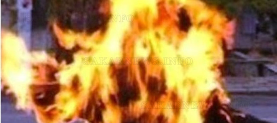Мъж се самозапали в Симеоновград пред бременната си съпруга