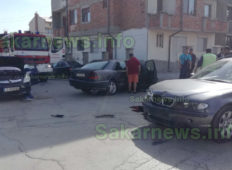 Катастрофа между автомобили затвори движението по кръстовище в Харманли
