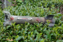 Противоградна ракета падна в двор на къща в Харманли