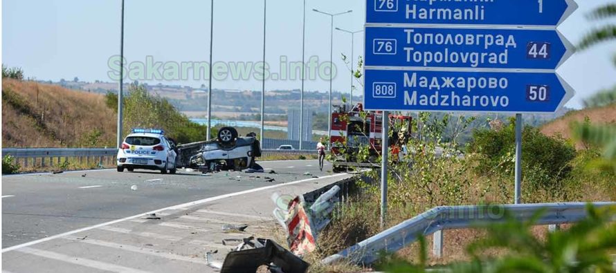 Злополучна катастрофа на магистрала „Марица“, близо до Харманли