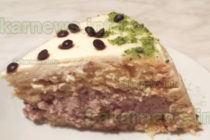 Торта Zuccotto с крем от нуга халва