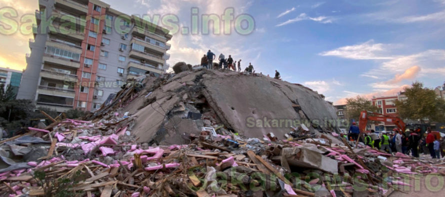 Увеличават се жертвите на силното земетресение в Гърция и Турция