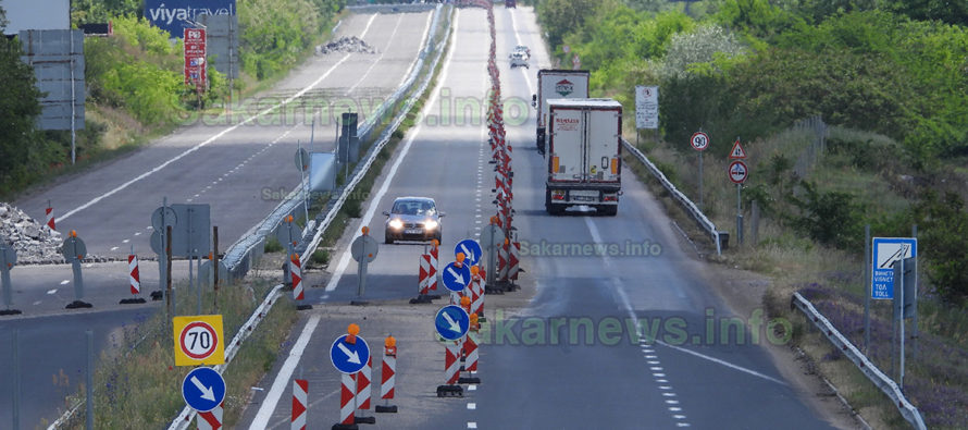Ремонтът на важен участък от магистрала „Марица“ се бави вече 4 месеца