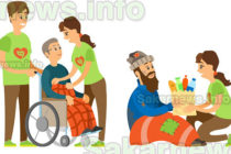 Благодетели осигуряват храна за нуждаещи се