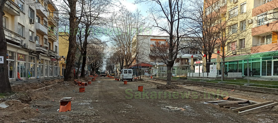 В Свиленград ремонтират главната<br>си улица за 3.8 милиона лева