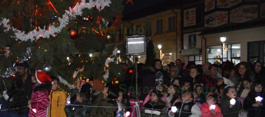 Елхата за Коледа и Нова година бе „запалена“ в Тополовград