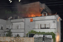 Изгоря покрива на къщата на кмета на  Тополовград Божин Божинов