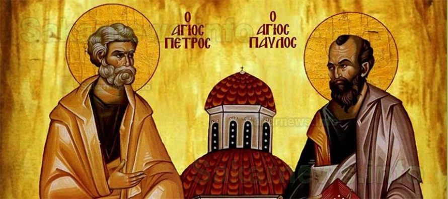 Светите Първовърховни апостоли Петър и Павел