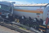 Катастрофирала цистерна с азот блокира платно на АМ „Марица“