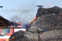 Изгоряха сеновал и над 200 бали слама в село Шишманово